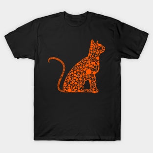 Colorful Cat Lover - Cat Thinking Life T-Shirt